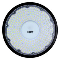 Refletor LED UFO 300W High Bay Industrial Galpão 6500K