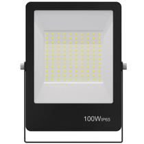 Refletor LED Ultrafino Bivolt Preto 6500K 100 Watts - 9383 - GAYA