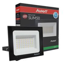 Refletor Led Verde Slim 50W Bivolt Avant