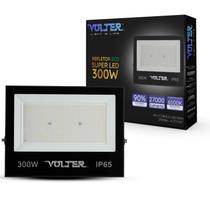 refletor led volter eco IP65 300w 6500k preto 27000lm luz branco frio