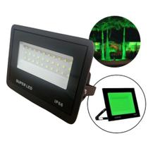 Refletor Luminária Holofote LED Luz Verde 50W Iluminação Externa Moderna Aprova de Água TF150VZ16