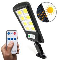 Refletor Luminária Solar LED 200W Sem Fio Com Sensor de Presença e Controle Remoto LKY0033 DY8786