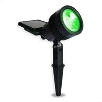 Refletor Luminaria Solar Spot Espeto Jardim super Led Verde