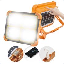 Refletor Luz De Emergência Portátil IP66 Solar Dimerizável