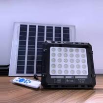 Refletor Luz Led Solar 200w Com Controle Remoto - Brisa