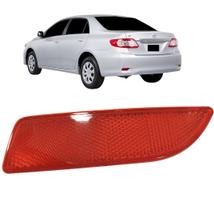 Refletor Olho de Gato Lanterna Parachoque Traseiro Corolla 2012 até 2013 Refletor Olho de Gato Lanterna Parachoque Traseiro Corolla 2012 até 2013