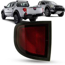 Refletor Olho de Gato Parachoque Mitsubishi L200 Triton 2008 2009 2010 2011 2012 2013 2014 2015 2016