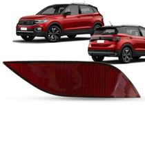 Refletor Olho de Gato Parachoque Volkswagen T-Cross 2019 2020 2021 2022 2023