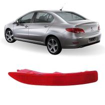 Refletor P/Choque Traseiro Peugeot 408 2011/2015 Esquerdo