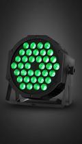 Refletor Par Led RGB 36x3W Slim Strobo DMX Refletor Par Led RGB 36x3W Slim Strobo DMX