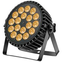 Refletor Par Led Slim 18x15w Rgbwa 5n1 Dj Festas Strobo Dmx