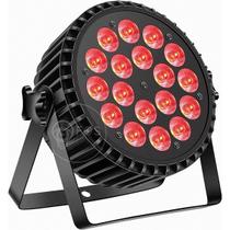 Refletor Par Led Slim 18x18w Rgbwa Uv 6n1 Dj Festas Strobo