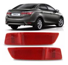 Refletor Parachoque Traseiro Toyota Corolla 2015 a 2019 Par Refletor Parachoque Traseiro Toyota Corolla 2015 a 2019 Par