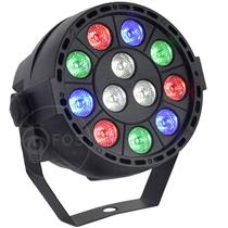 Refletor Parled Rgbw 12 Leds Canhão Efeitos Dmx Strobo Show