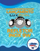 Refletor Piscina Inox LED 9W RGB LuxPool Tholz Iluminação Multicor Para Piscinas