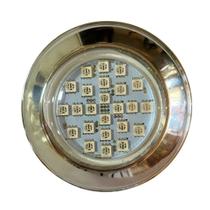 Refletor Power LED 5W RGB em Inox Iluminação para Piscina Luz Multicolorida - Brustec Refletor Power LED 5W RGB em Inox Iluminação para Piscina Luz Multicolorida - Brustec