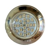 Refletor Power Led 5W Rgb Em Inox Iluminação Piscina Luz