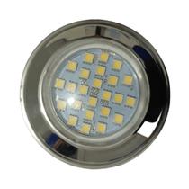 Refletor Power LED Branco 5W Inox - Brustec Refletor Power LED Branco 5W Inox - Brustec