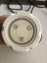 Refletor pq led rgb 9w donatti slim com fio de 1,60m