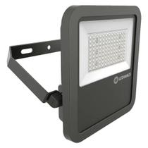 Refletor Preto Led 50W 3000K Biv Luz Amarela Ledvance