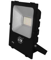 Refletor Preto Led Ip66 20w Bivolt Verde