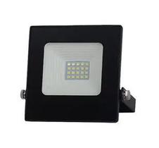 Refletor Preto Led Luz Amarela Jardim 10W Bivolt Lorenzetti