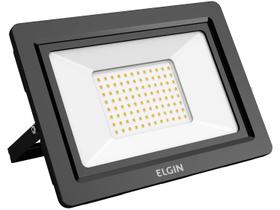 Refletor Projetor Led 100w 6500K Bivolt Branco forte Luz Holofote C/ Iluminação de áreas Amplas IP65