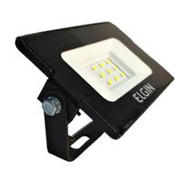 Refletor projetor led 10w 6500k bivolt branco frio holofote para jardim quadra quintal campo sitio casa