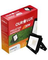 Refletor Projetor LED 30w Bivolt Cor da Luz Branco Frio 6500K IP65 Ourolux Refletor Projetor LED 30w Bivolt Cor da Luz Branco Frio 6500K IP65 Ourolux