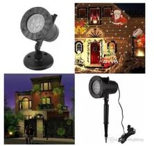 Refletor Projetor Led Holográfico Natal Luz Rgb Bivolt Prova Refletor Projetor Led Holográfico Natal Luz Rgb Bivolt Prova
