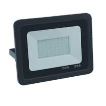 Refletor projetor retangular led tech alumínio ip65 50w pret