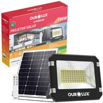 Refletor Projetor Solar Led 100W Controle Remoto 6500K IP65 Refletor Projetor Solar Led 100W Controle Remoto 6500K IP65