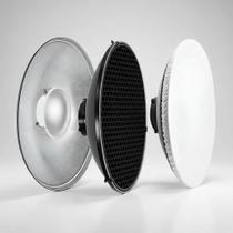 Refletor Rebatedor Beauty Dish Difusor Colmeia 420mm Bowens Refletor Rebatedor Beauty Dish Difusor Colmeia 420mm Bowens