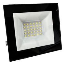 Refletor Slim 50W 6000K Bivolt IP65 Branco Frio Refletor Slim 50W 6000K Bivolt IP65 Branco Frio