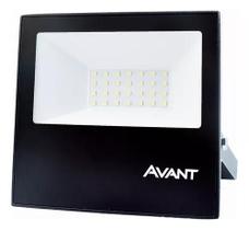 Refletor Slim Led 100w Ip66 Branco Frio 6500k Avant Carcaça Preto Luz Brancofrio 110V/220V