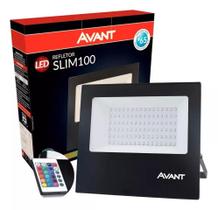 Refletor Slim LED 100w RGB - Avant