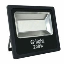 Refletor Slim Led 200W 120 6500K Autovolt Glight - G Light