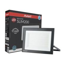 Refletor Slim Led 200w Cor Luz Branca 6500k Ip65 Marca Avant