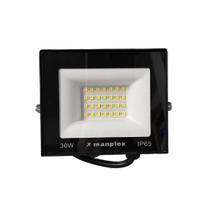 Refletor Slim LED 30W 6500K 2400lm Autovolt - Manplex