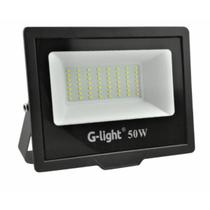 Refletor Slim Led 50W 6500K Preto Autovolt Glight