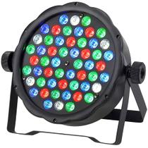 Refletor Slim Led Par 64 Rgbw 54 Leds Cree De 3w Dmx Festas Refletor Slim Led Par 64 Rgbw 54 Leds Cree De 3w Dmx Festas