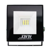 Refletor Slim SuperLed SMD Branco - 10w Bivolt- DNI 6065 Refletor Slim SuperLed SMD Branco - 10w Bivolt- DNI 6065
