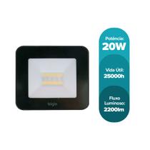 Refletor Smart Led Inteligente 20W RGB Elgin