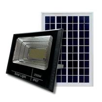 Refletor Solar 200W Holofote Led 6500K Branco IP65 Fotocélula