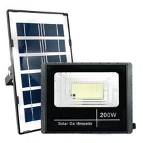 Refletor Solar 200w Luz de Led Holofote 6000K