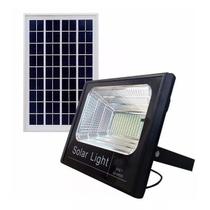 Refletor Solar 400W Holofote Ultra Led Branco Frio com Controle Remoto