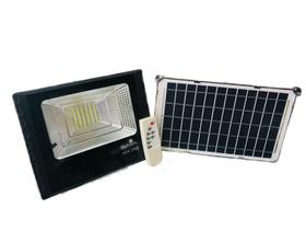 Refletor Solar 40W Com Controle Remoto Luz Branca 6.500k 3200 Lúmens IP65 Blindado Garantia 1 Ano GAYA