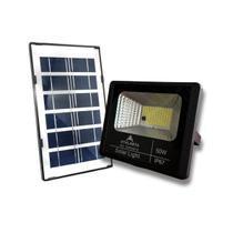 Refletor Solar 50W Iluminação Área Externa IP66 Economia Holofote Leds Parede - MTX