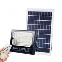 Refletor Solar 50W Led Branco Frio IP66 com Controle Remoto - JORTAN