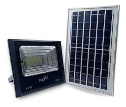 Refletor Solar 60W Frio Holofote Prova D'água Frio - Maxxy